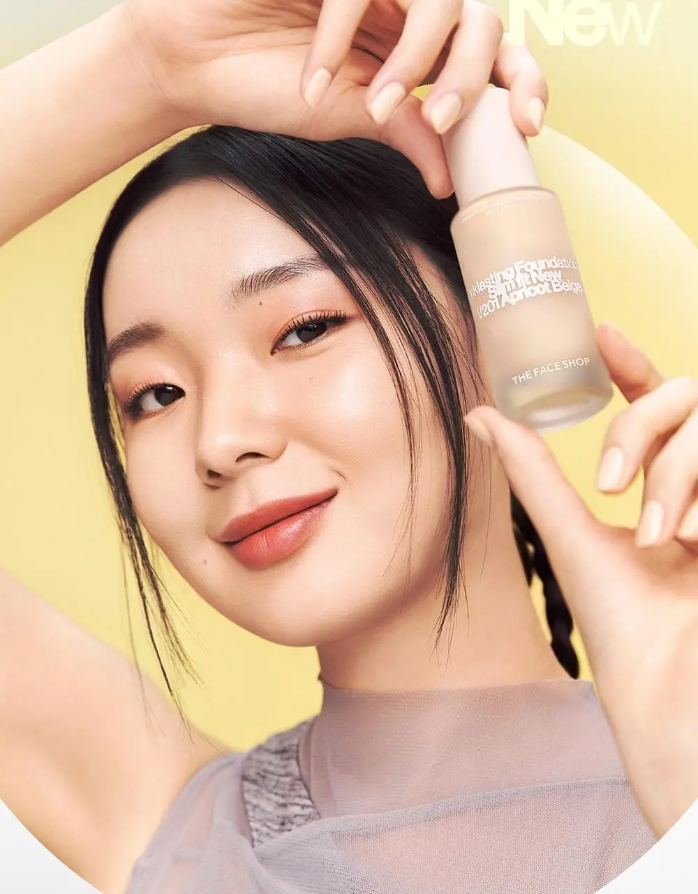[NEW] 더페이스샵 잉크래스팅 파운데이션 슬림핏 뉴 15ml 상세페이지 4